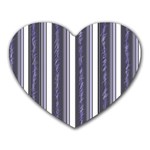 Elegant lines Heart Mousepads Front