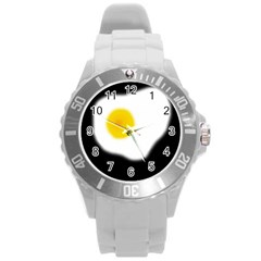 Egg Round Plastic Sport Watch (L)