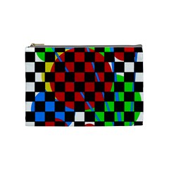 Colorful Abstraction Cosmetic Bag (medium)  by Valentinaart