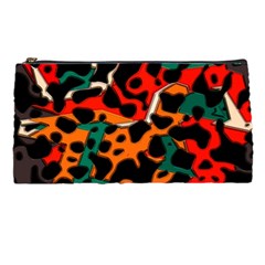 Metallic Shapes In Retro Colors                                                                                      	pencil Case by LalyLauraFLM