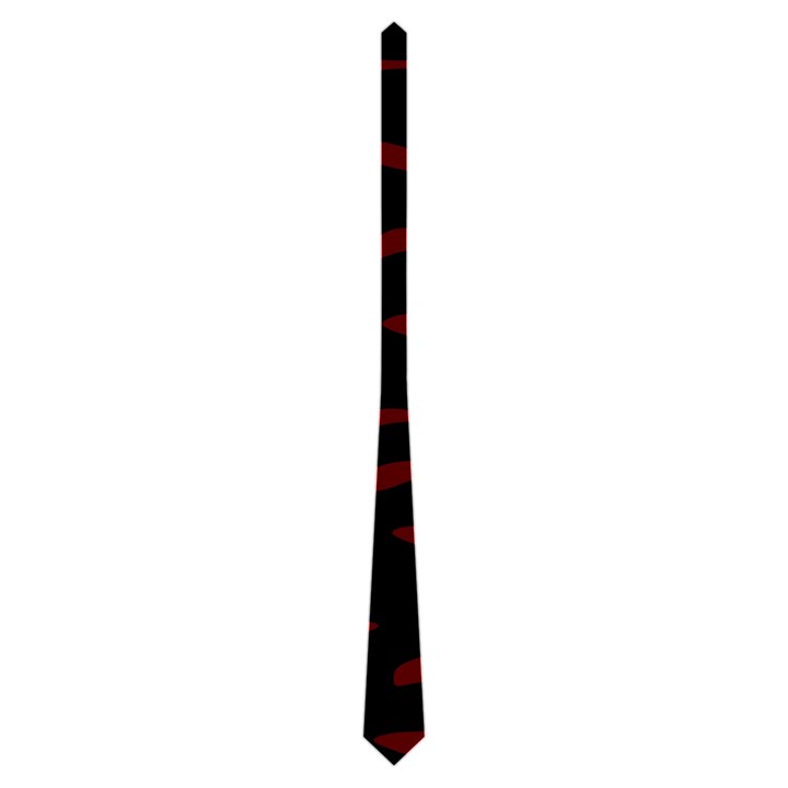 Red and black Neckties (Two Side) 