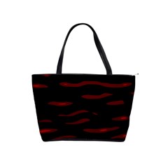 Red And Black Shoulder Handbags by Valentinaart