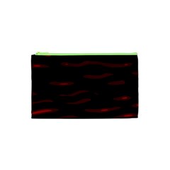 Red And Black Cosmetic Bag (xs) by Valentinaart