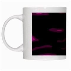 Purple And Black White Mugs by Valentinaart