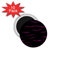 Purple And Black 1 75  Magnets (10 Pack) 