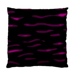 Purple And Black Standard Cushion Case (two Sides) by Valentinaart