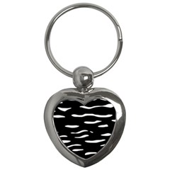 Black and white Key Chains (Heart) 
