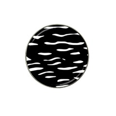 Black and white Hat Clip Ball Marker