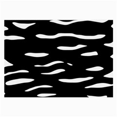 Black and white Large Glasses Cloth (2-Side)