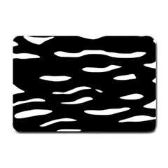 Black and white Small Doormat 