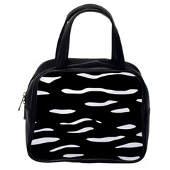 Black and white Classic Handbags (One Side)