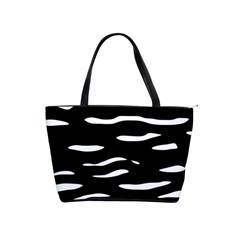 Black and white Shoulder Handbags