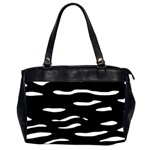 Black and white Office Handbags (2 Sides)  Front