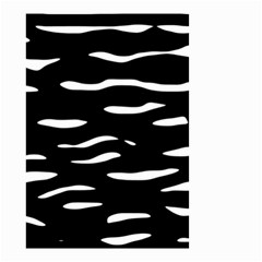 Black and white Small Garden Flag (Two Sides)