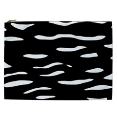 Black and white Cosmetic Bag (XXL) 