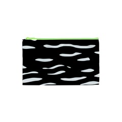 Black And White Cosmetic Bag (xs) by Valentinaart