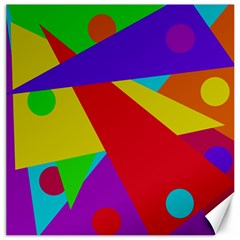 Colorful Abstract Design Canvas 20  X 20   by Valentinaart