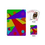 Colorful abstract design Playing Cards (Mini)  Back