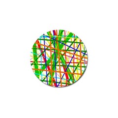 Colorful Lines Golf Ball Marker (4 Pack) by Valentinaart