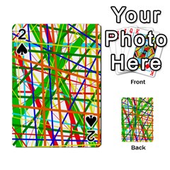 Colorful Lines Playing Cards 54 Designs 