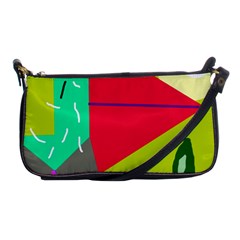 Abstract Bird Shoulder Clutch Bags by Valentinaart