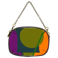 Geometric Abstraction Chain Purses (two Sides)  by Valentinaart