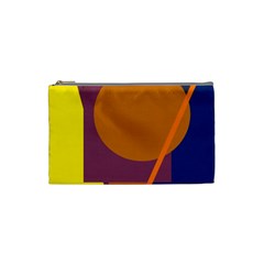 Geometric Abstract Desing Cosmetic Bag (small)  by Valentinaart