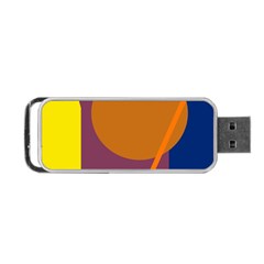 Geometric Abstract Desing Portable Usb Flash (two Sides) by Valentinaart