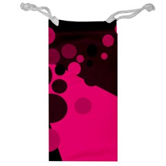 Pink Dots Jewelry Bags by Valentinaart