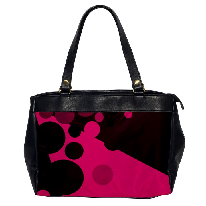 Pink dots Office Handbags