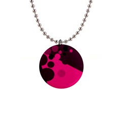 Pink Dots Button Necklaces by Valentinaart