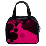 Pink dots Classic Handbags (2 Sides) Front