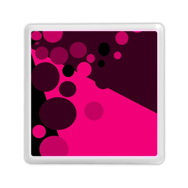 Pink dots Memory Card Reader (Square) 