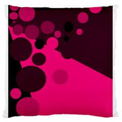 Pink Dots Standard Flano Cushion Case (one Side) by Valentinaart