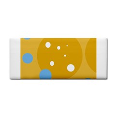 Blue And Yellow Moon Hand Towel