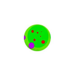 Green And Purple Dots 1  Mini Buttons by Valentinaart