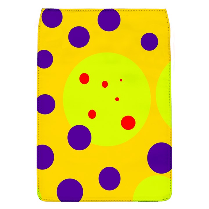 Yellow and purple dots Flap Covers (L) 