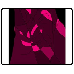 Abstract Design Double Sided Fleece Blanket (medium) 