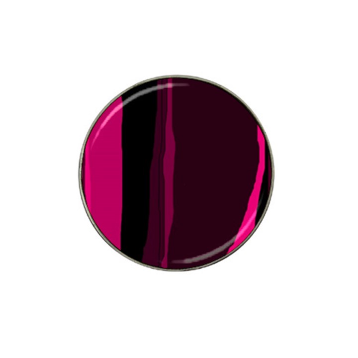 Pink and black lines Hat Clip Ball Marker (10 pack)