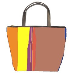 Colorful Lines Bucket Bags
