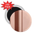 Elegant brown lines 2.25  Magnets (100 pack)  Front