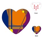 Decorative abstract design Playing Cards (Heart)  Front