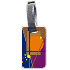 Decorative Abstract Design Luggage Tags (two Sides) by Valentinaart