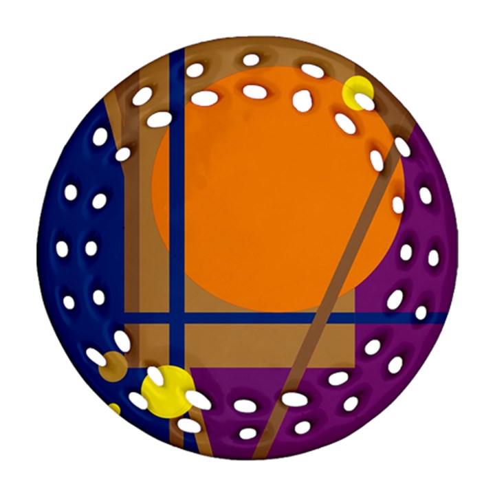 Decorative abstract design Ornament (Round Filigree) 