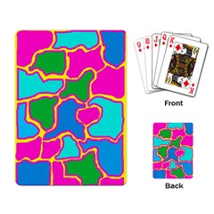 Colorful Abstract Design Playing Card by Valentinaart