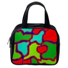 Colorful Abstract Design Classic Handbags (one Side) by Valentinaart