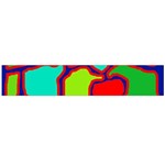 Colorful abstract design Flano Scarf (Large) Back