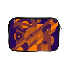 Blue And Orange Abstract Design Apple Ipad Mini Zipper Cases by Valentinaart