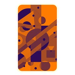 Orange And Blue Abstract Design Memory Card Reader by Valentinaart