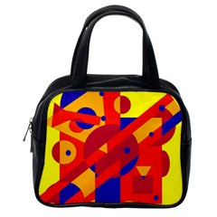 Colorful Abstraction Classic Handbags (one Side) by Valentinaart